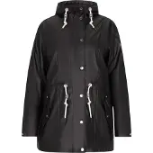 Schmuddelwedda Chaqueta de entretiempo negro / blanco
