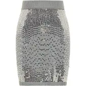 Mymo Falda gris plateado / gris moteado