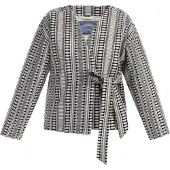 Dreimaster Cárdigan navy / blanco lana