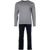 Marc O'Polo Pijama corto navy / gris oscuro