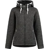 Dreimaster Maritim Chaqueta polar gris oscuro / blanco