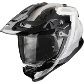 Scorpion ADF-9000 Air Patrol Casco integral y de cross Negro/Plata S unisex