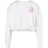 Mymo Sudadera 'Keepsudry' rosa / blanco