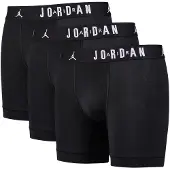 Jordan Calzoncillo boxer 'Flight' negro / blanco