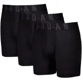 Jordan Calzoncillo boxer 'Flight' gris oscuro / negro