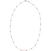Faina Cadena oro rosa / rojo