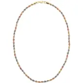 NAEMI Cadena oro / oro rosa / plata