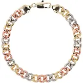 NAEMI Pulsera oro / oro rosa / plata