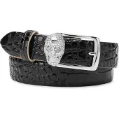 Philipp Plein Cinturón negro / plata