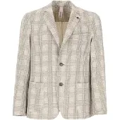 Distretto12 Chaqueta saco 'Tadeo' beige / caqui / verde pastel