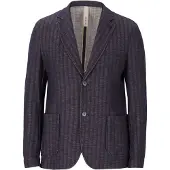 Distretto12 Chaqueta saco 'Emert' marino / azul moteado