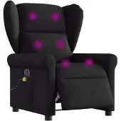Syfax Sillón reclinable de masaje eléctrico tela