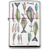 Zippo Fishing Hooks Design 46319-000002, mechero