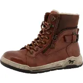 Mustang Botines con cordones cognac