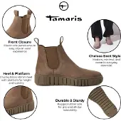 Tamaris Botas Chelsea gris