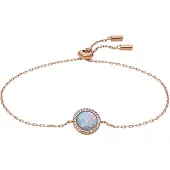 Fossil Pulsera chapada en oro con circonitas Madreperla JF04937791