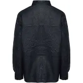 Zadig & Voltaire Blusa 'TAMARA CUIR FROISSE Bluse schwarz' negro
