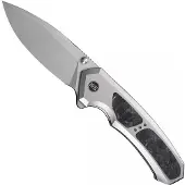 We Knife Corwyn, Gray Ti/Black & Pink CF, Stonewash