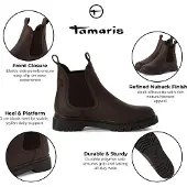 Tamaris Botas Chelsea marrón
