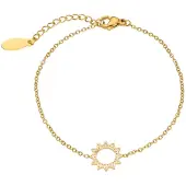 Faina Pulsera oro / transparente