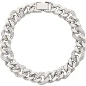 Faina Pulsera plata / transparente
