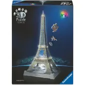 Ravensburger Rompecabezas 3d Torre Eiffel Con Luz Led 216 Piezas