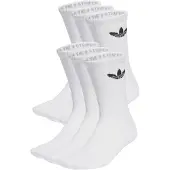 Adidas adidasCalcetines clásicos Trefoil Cushion 31-33 White Unisex