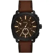 Fossil Reloj analógico 'MACHINE' marrón castaño / negro