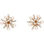 Gaya Pendientes oro / blanco