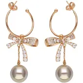 Faina Pendientes oro rosa