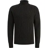 PME Legend Jersey 'Turtleneck pullover with texture' gris