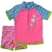 Playshoes Traje de baño azul / azul claro / verde / rosa