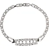 Gaya Pulsera plata / transparente