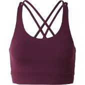 Hey Honey Sujetador deportivo 'Criss Cross' merlot