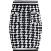 Faina Falda 'Koosh' negro / blanco