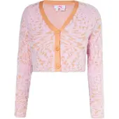 Mymo Cárdigan naranja claro / rosa