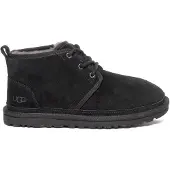Ugg para hombre. 3236 Botines de Piel Neumel negro (40), Plano, Cordones, Casual, outlet 2026.