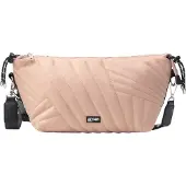 Mymo Bolso de hombro rosa pastel / negro / blanco