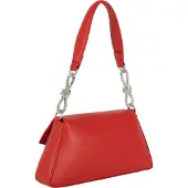 Faina Bolso de mano rojo / transparente