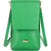 Faina Bolso de hombro oro / verde