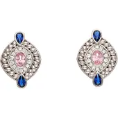 Gaya Pendientes azul / rosa / plata