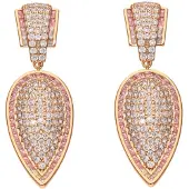 Gaya Pendientes oro / rosa