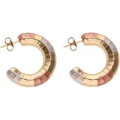 NAEMI Pendientes oro / oro rosa / plata