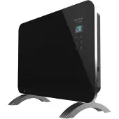 Cecotec 6670 Crystal Connection calefactor eléctrico 1000W (negro)