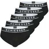 Schiesser Braga negro / blanco