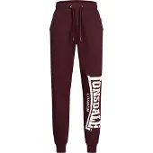 Lonsdale Pantalón rojo vino / blanco