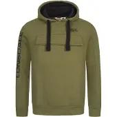 Lonsdale Sudadera 'Rushen' oliva / negro
