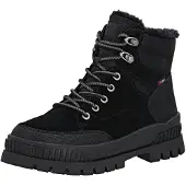 Rieker Botines con cordones negro