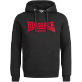 Lonsdale Sudadera rojo / negro