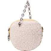 Mymo Bolso de mano crema / piel